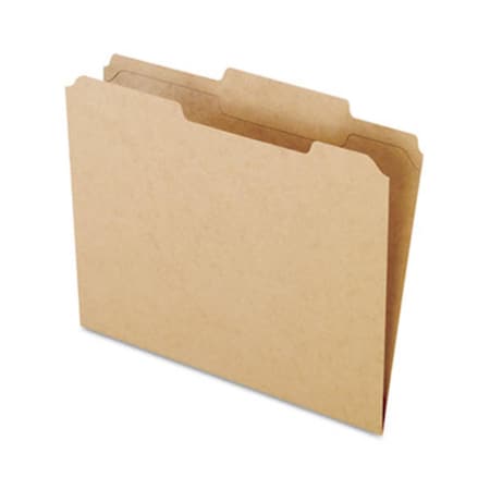 Pendaflex Pendaflex RK152-1/3 Two-Ply- Dark Kraft File Folders- 1/3 Cut- Top Tab- Letter- Brown- 100/Box RK152-1/3